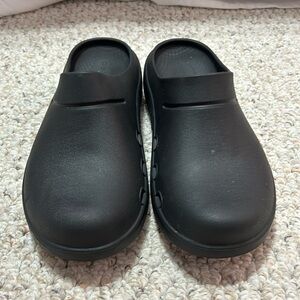 Black Slip-On Clogs